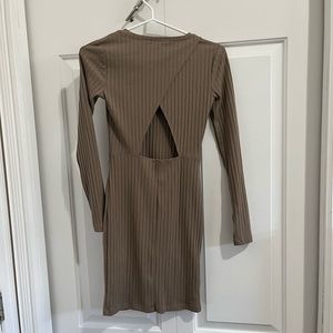 a cute long sleeves dress